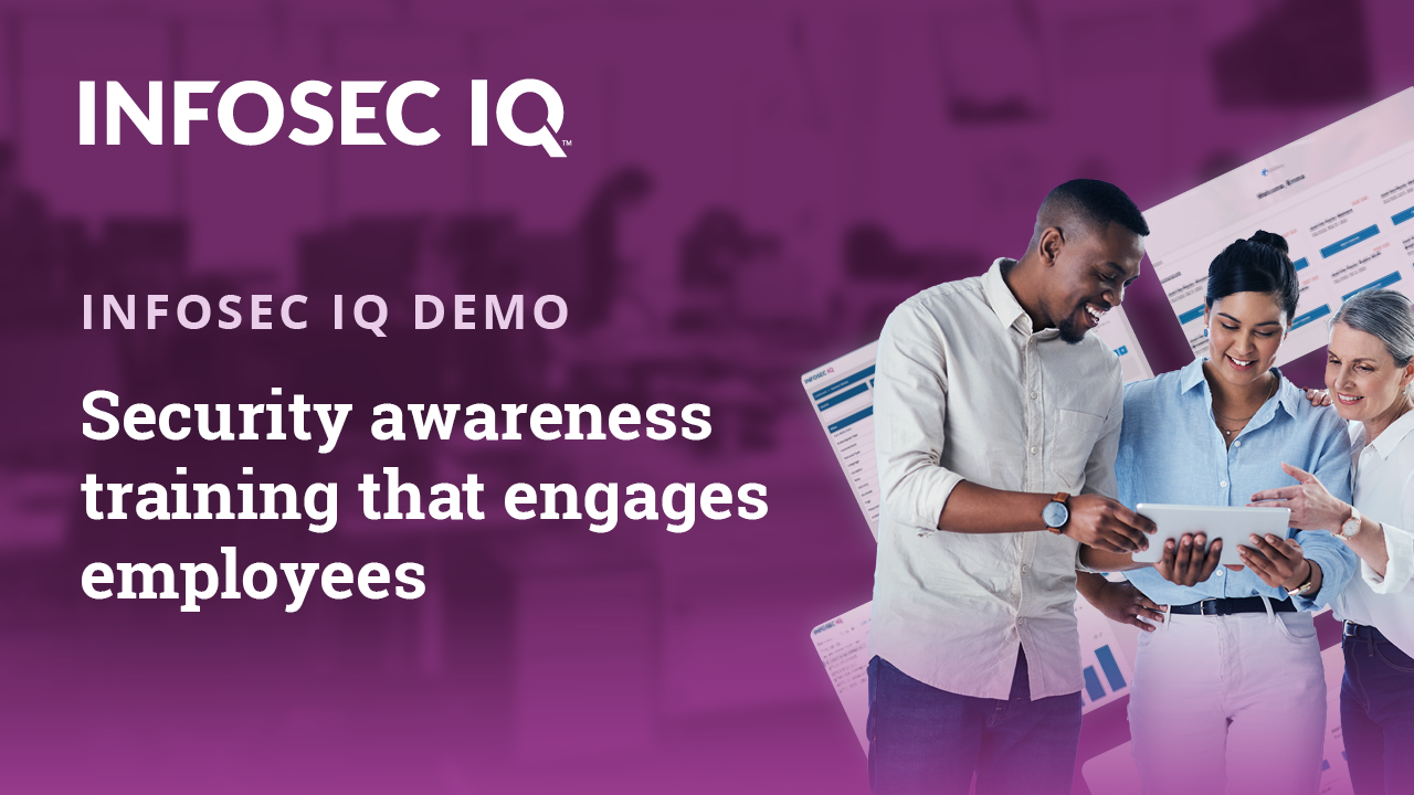 Infosec IQ demo: Security awareness training employees actually engage with